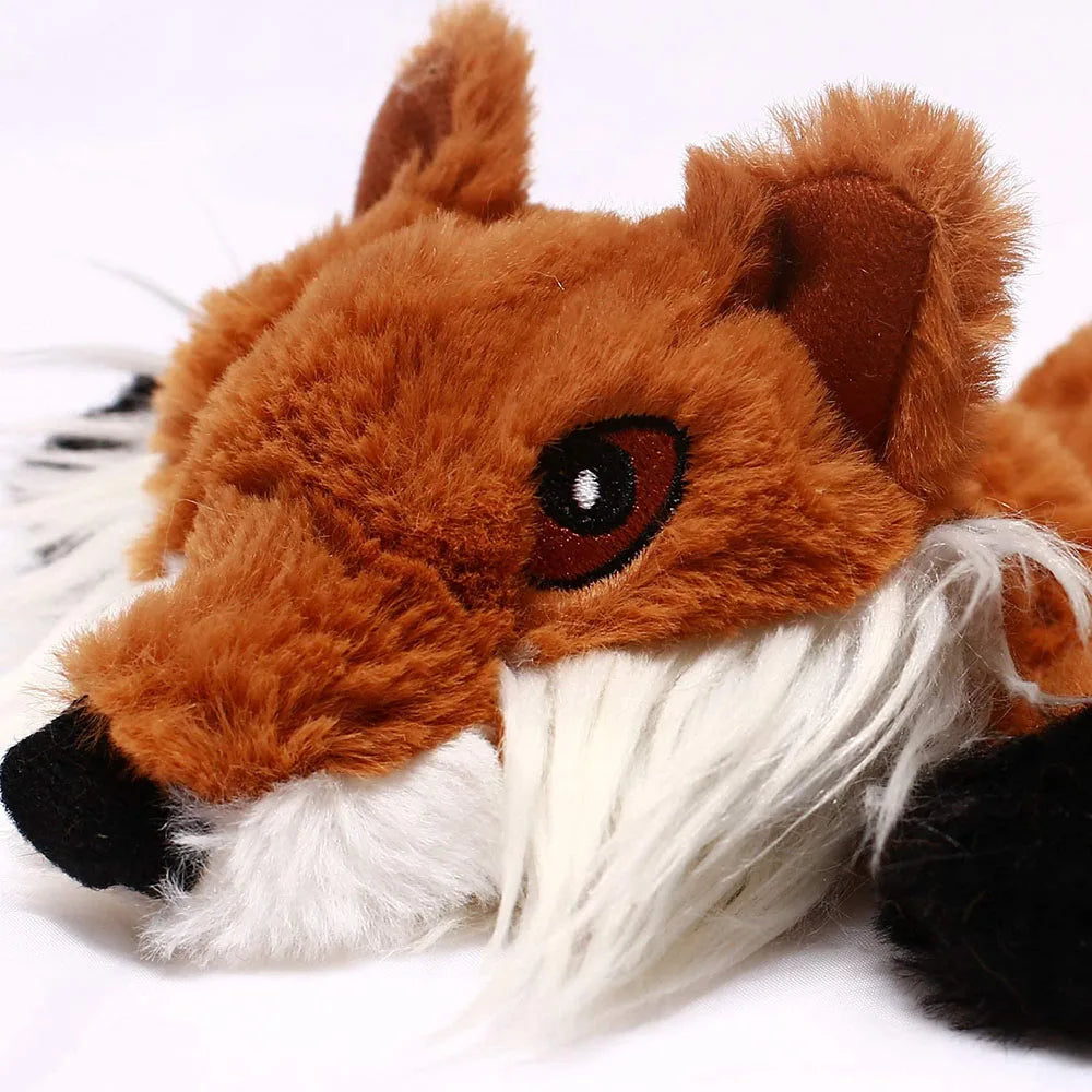 Stuffingless Plush Squeaky Dog Toy